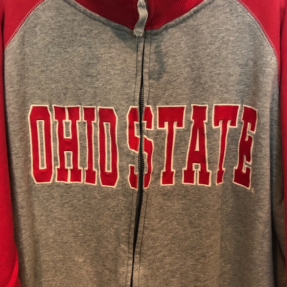 Ohio State Zip Front Sweater - Picture 2 of 7